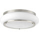 Navagio Beach LED 15 inch Brushed Nickel Flush Mount Ceiling Light, Progress LED