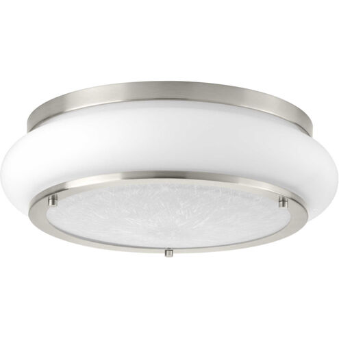Navagio Beach LED 15 inch Brushed Nickel Flush Mount Ceiling Light, Progress LED