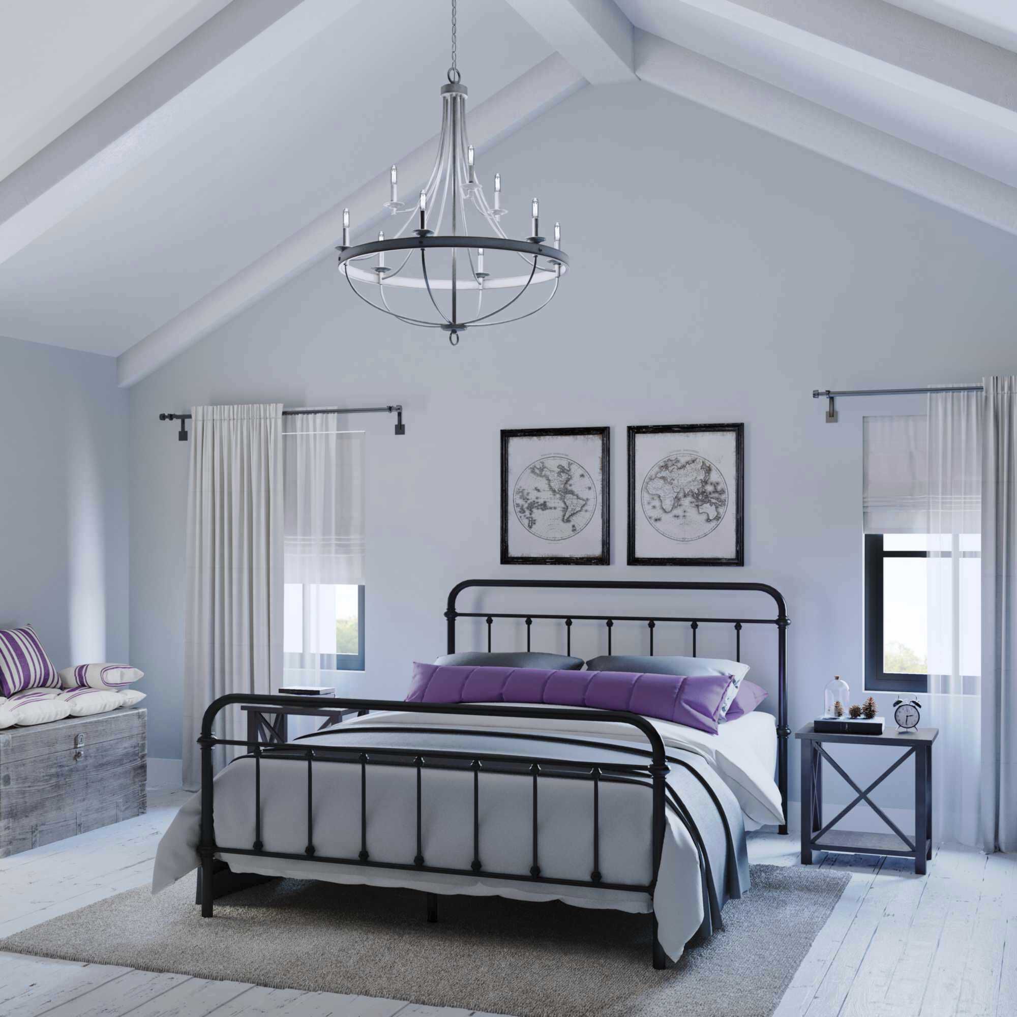 Camps Bay 9 Light 35.25 inch Galvanized Chandelier Ceiling Light