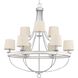 Camps Bay 9 Light 35 inch Galvanized Chandelier Ceiling Light
