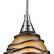 Bay of Campeche 1 Light 5 inch Satin Nickel Mini Pendant Ceiling Light