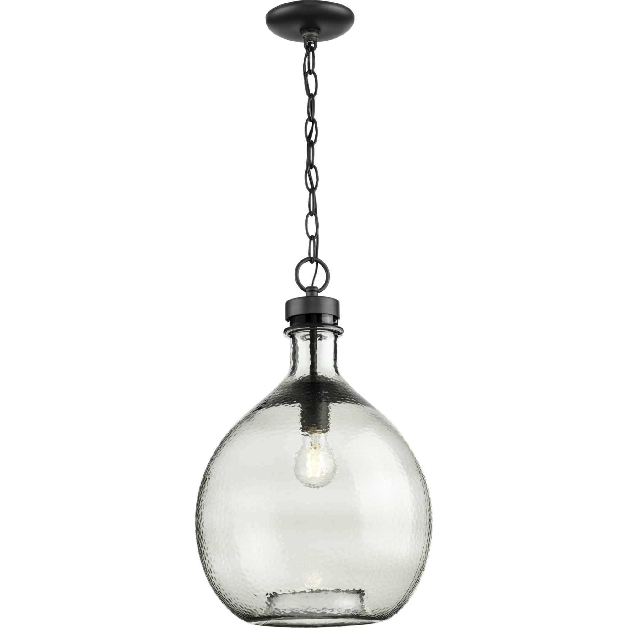 Blue Marlin 1 Light 13 inch Graphite Pendant Ceiling Light, Design Series