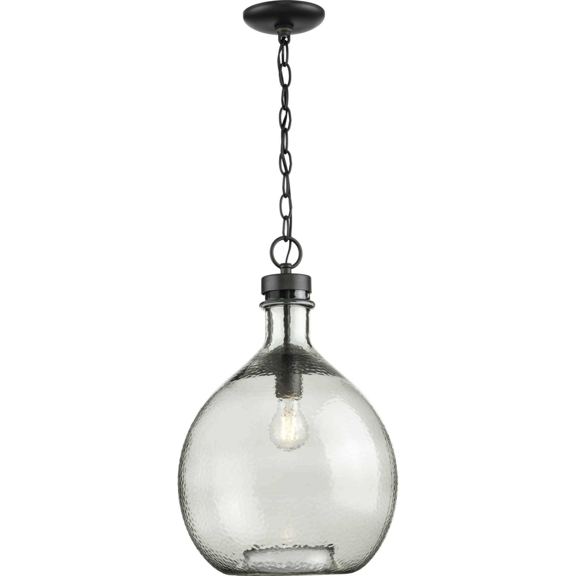 Blue Marlin 1 Light 13 inch Graphite Pendant Ceiling Light, Design Series