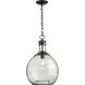 Blue Marlin 1 Light 13 inch Graphite Pendant Ceiling Light, Design Series
