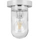 Paia 1 Light 5.13 inch Polished Chrome Flush Mount Ceiling Light