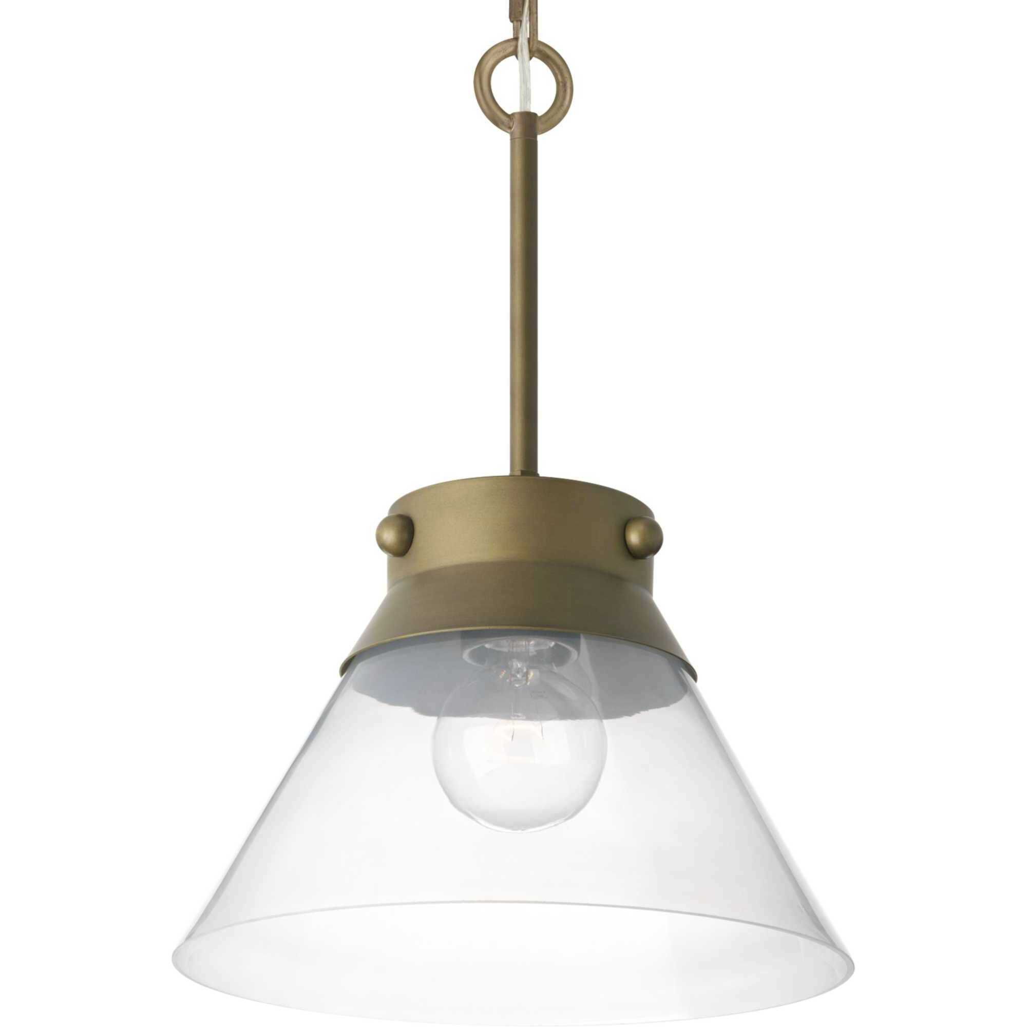 Olive Ridley 1 Light 11.75 inch Aged Brass Semi-Flush Convertible Ceiling Light, Design Series