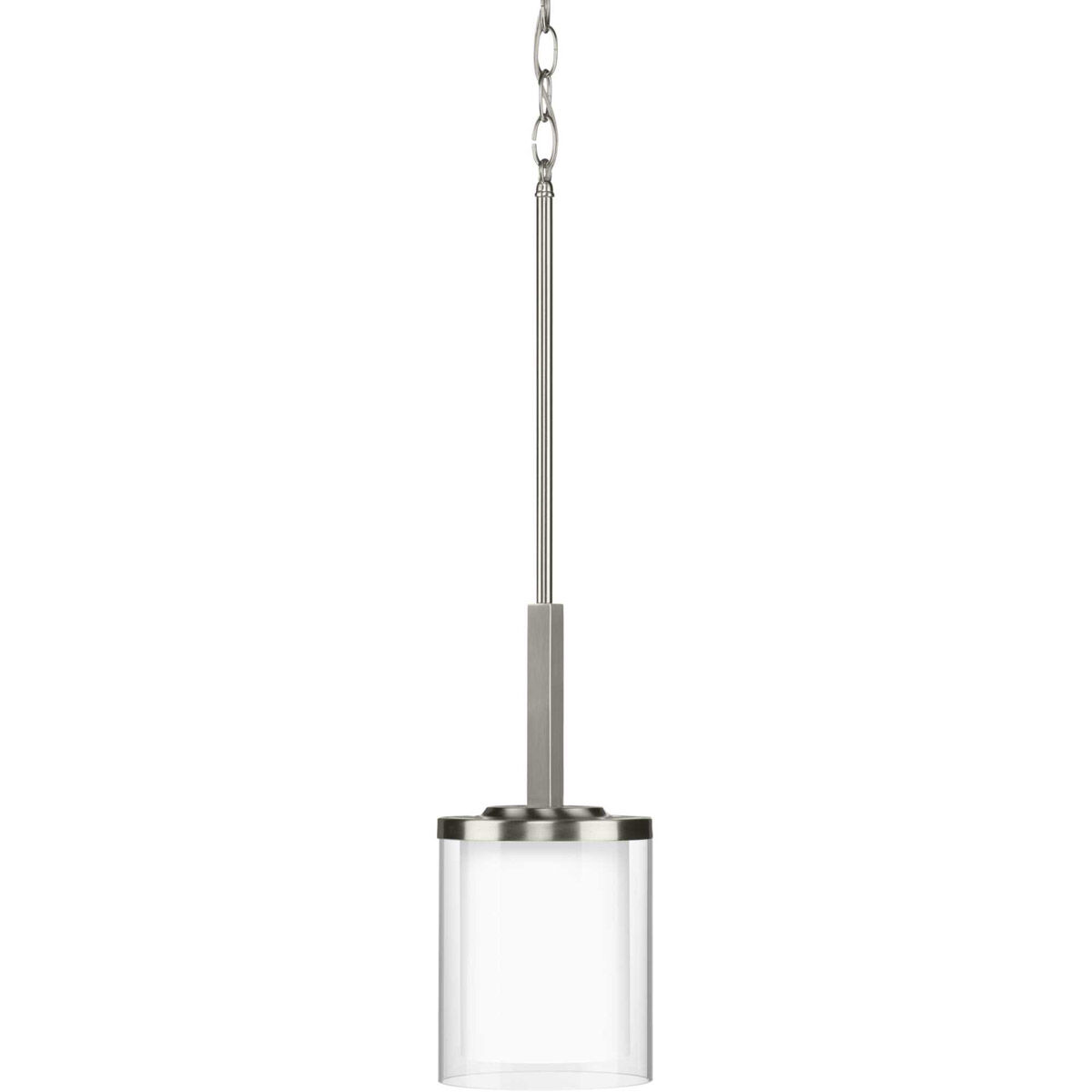 Beaches 1 Light 6.25 inch Brushed Nickel Mini-Pendant Ceiling Light