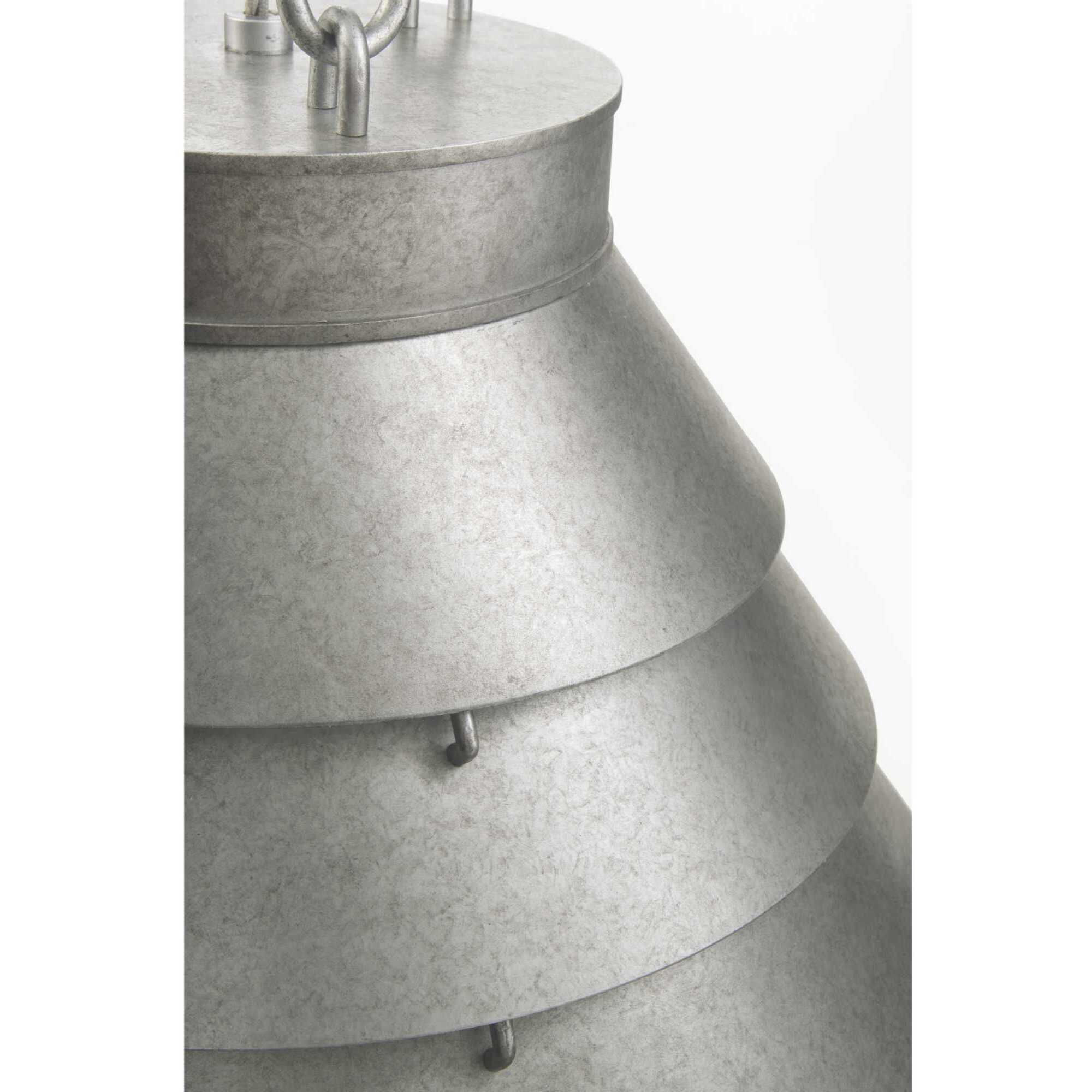 Blue Hill 3 Light 24.88 inch Galvanized Pendant Ceiling Light, Design Series