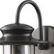 Skiff 1 Light 12 inch Matte Black Outdoor Wall Sconce