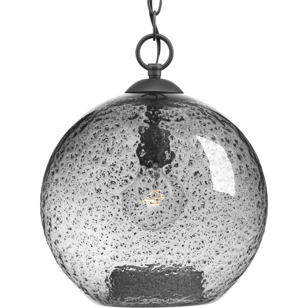 Burtons Bay 1 Light 11.75 inch Graphite Pendant Ceiling Light, Design Series