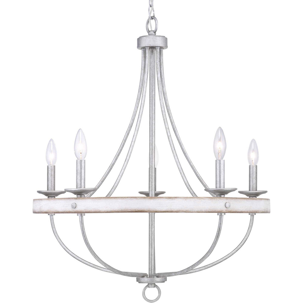 Camps Bay 5 Light 26 inch Galvanized Chandelier Ceiling Light