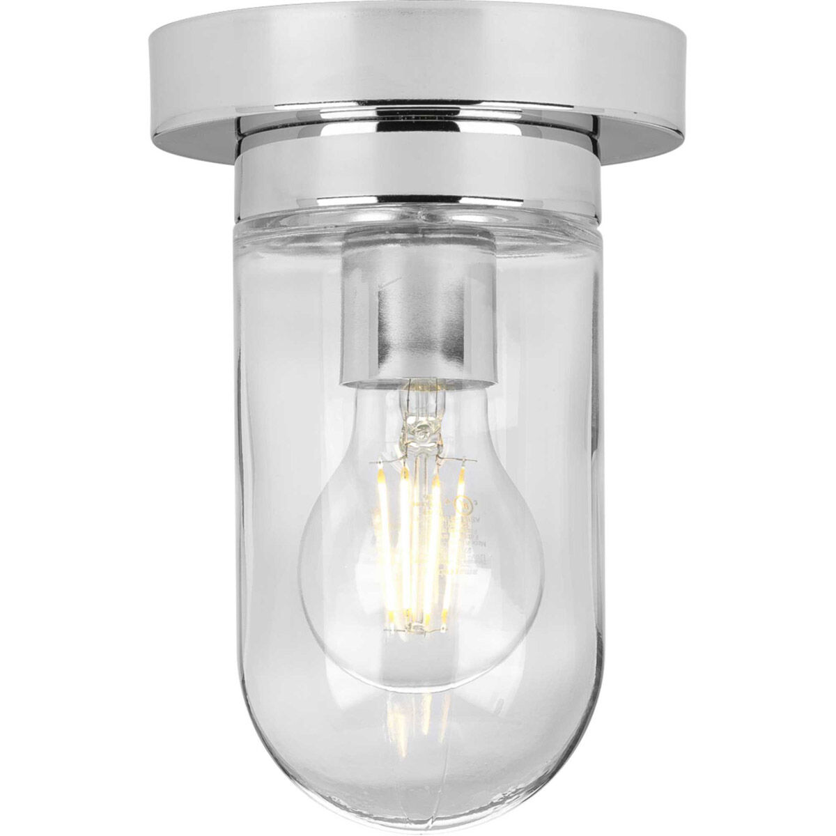 Paia 1 Light 5.13 inch Polished Chrome Flush Mount Ceiling Light