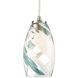 Kalalau 1 Light 5 inch Satin Nickel Mini Pendant Ceiling Light