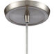 Dewey Beach 1 Light 5 inch Satin Nickel Mini Pendant Ceiling Light