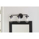 Paia 3 Light 23.13 inch Graphite Bath Vanity Wall Light