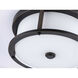 Beaches 2 Light 13 inch Antique Bronze Flush Mount Ceiling Light