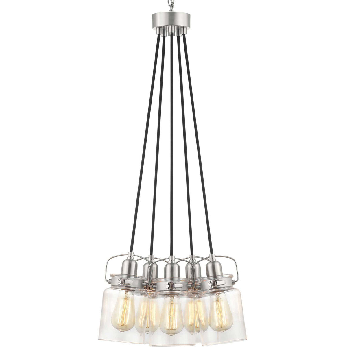 Aft 5 Light 28.63 inch Brushed Nickel Chandelier Ceiling Light