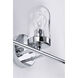 Paia 3 Light 23.13 inch Polished Chrome Bath Vanity Wall Light