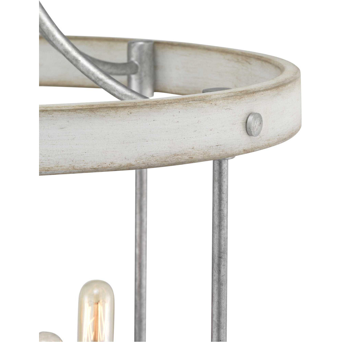 Camps Bay 4 Light 17.13 inch Galvanized Foyer Pendant Ceiling Light