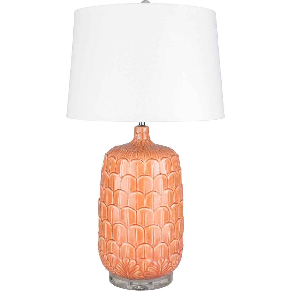 Sea Glass 30.75 inch 100 watt Glazed Table Lamp Portable Light