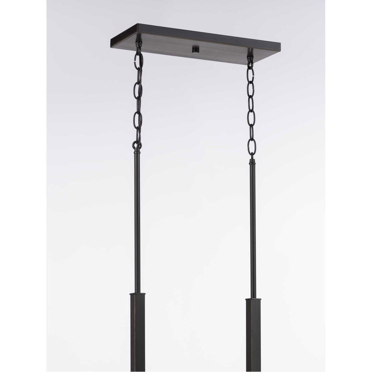 Beaches 4 Light 38 inch Antique Bronze Linear Chandelier Ceiling Light