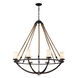 Hanalei Bay 8 Light 41 inch Aged Bronze Chandelier Ceiling Light