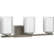 Beaches 3 Light 24 inch Brushed Nickel Bath Vanity Wall Light