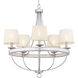 Camps Bay 5 Light 26 inch Galvanized Chandelier Ceiling Light