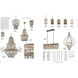 Camden 1 Light 6 inch Beige Mini Pendant Ceiling Light