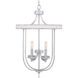 Camps Bay 4 Light 17.13 inch Galvanized Foyer Pendant Ceiling Light