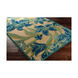 Port 90 X 60 inch Teal/Navy/Dark Green/Bright Yellow/Aqua/Khaki Indoor Area Rug, Polypropylene