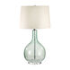 South Oyster Bay 28 inch 100 watt Green with Clear Table Lamp Portable Light