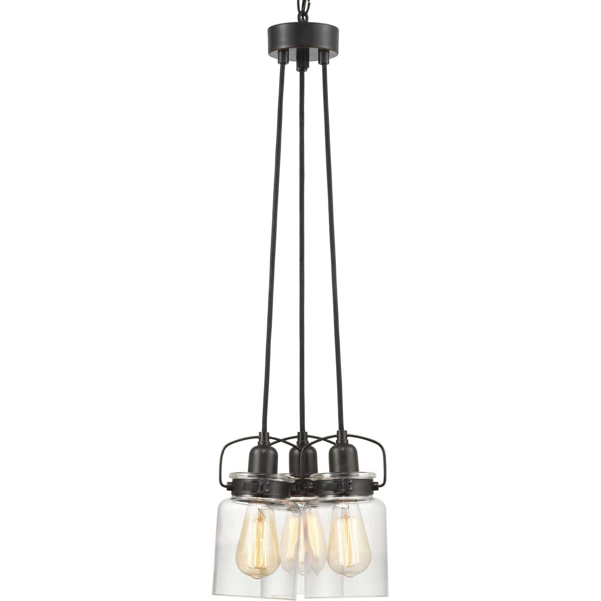 Aft 3 Light 22.63 inch Antique Bronze Chandelier Ceiling Light