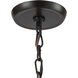 Unimak Bay 3 Light 19 inch Oil Rubbed Bronze Chandelier Ceiling Light