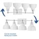 Paradise Beach 4 Light 33 inch Polished Chrome Bath Vanity Wall Light