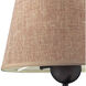 Lituya Bay 25 inch 150 watt Aged Bronze Swingarm Sconce Wall Light