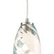 Kalalau 1 Light 5 inch Satin Nickel Mini Pendant Ceiling Light