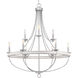 Camps Bay 9 Light 35.25 inch Galvanized Chandelier Ceiling Light