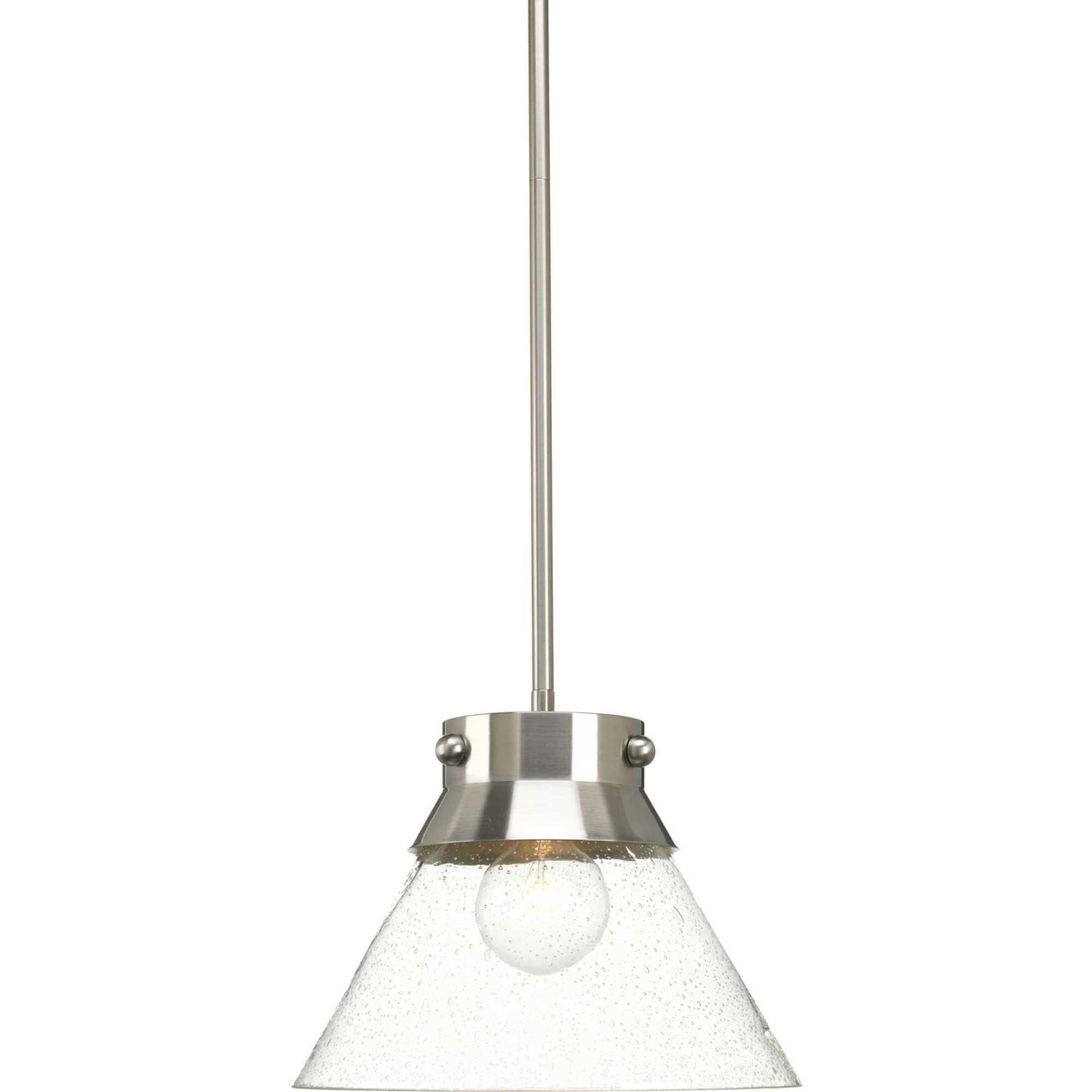 Olive Ridley 1 Light 11.75 inch Brushed Nickel Semi-Flush Convertible Ceiling Light, Design Series