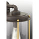 Atlantis 1 Light 9.75 inch Architectural Bronze Outdoor Hanging Lantern