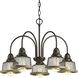 Biarritz 5 Light 24 inch Antique Bronze Chandelier Ceiling Light