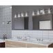Maritime 4 Light 33 inch Polished Chrome Bath Vanity Wall Light