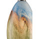 Morro Bay 1 Light 6 inch Satin Nickel with Multicolor Mini Pendant Ceiling Light