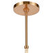 Laucala 8 Light 33 inch Satin Brass Chandelier Ceiling Light