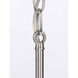 Beaches 1 Light 6 inch Brushed Nickel Mini-Pendant Ceiling Light