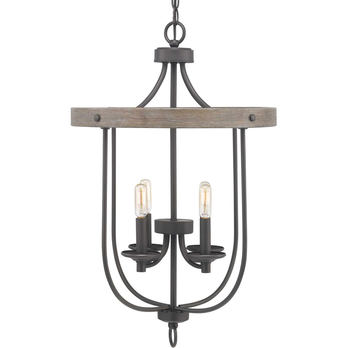 Camps Bay 4 Light 17 inch Graphite Foyer Pendant Ceiling Light