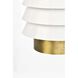 Railay Beach 1 Light 8 inch Brushed Brass Pendant Ceiling Light, Design Series