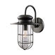 Skiff 1 Light 17.5 inch Matte Black Outdoor Wall Sconce