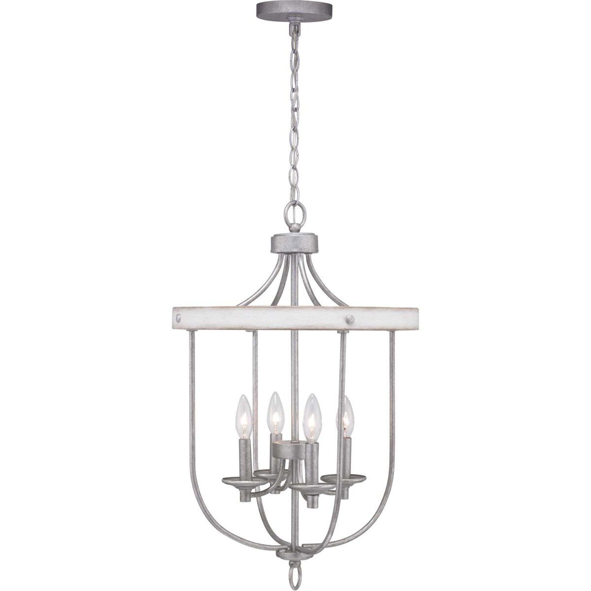 Camps Bay 4 Light 17.13 inch Galvanized Foyer Pendant Ceiling Light