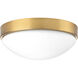 Cameron Bay LED 13 inch Brushed Bronze Flush Mount Ceiling Light, Design Series
